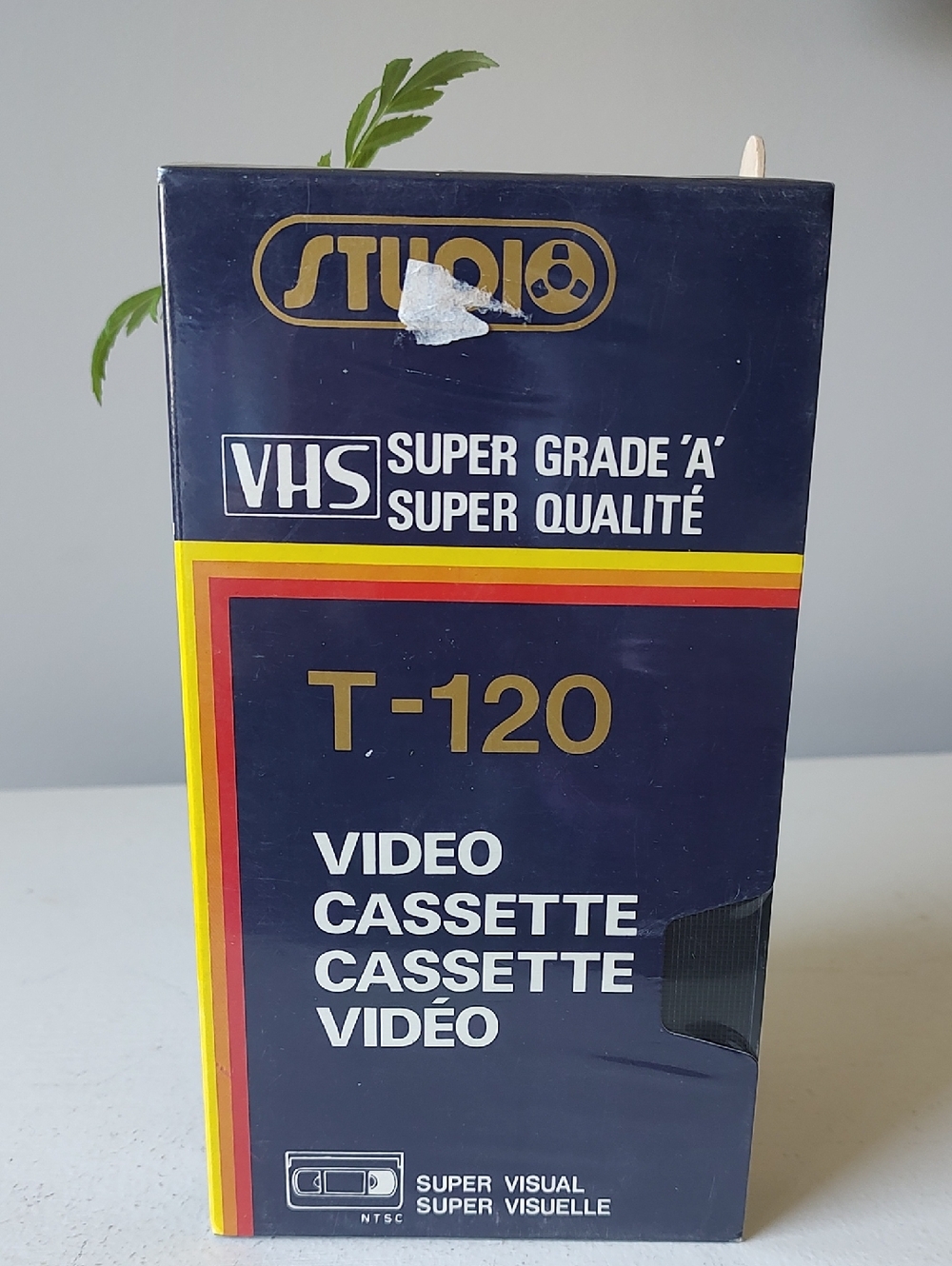 Brand New Studio VHS Super Grade 'A' T-120 Video Cassette